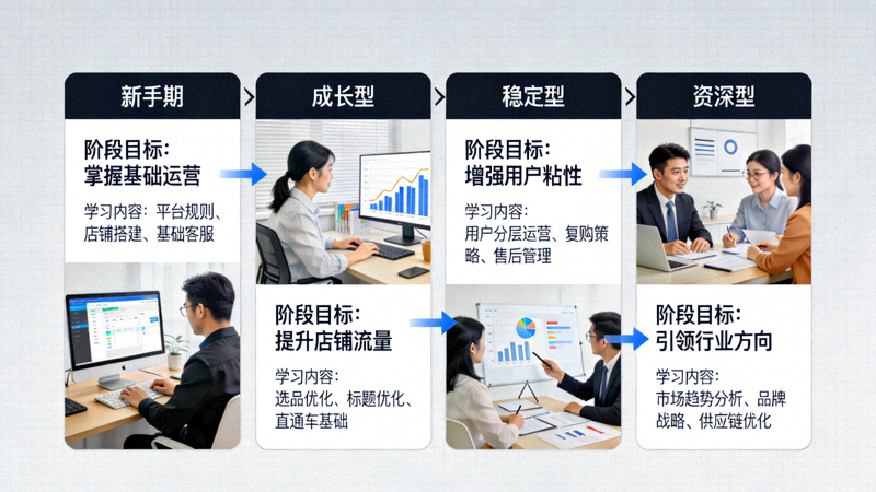 规划卖家长期学习路径从新手到资深的发展路线图