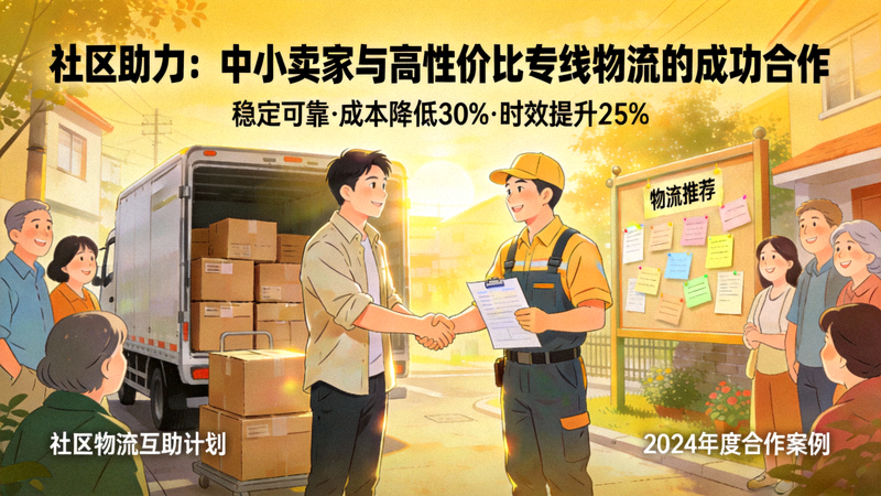 中小卖家通过社区找到稳定可靠且性价比高的专线物流合作伙伴的成功故事